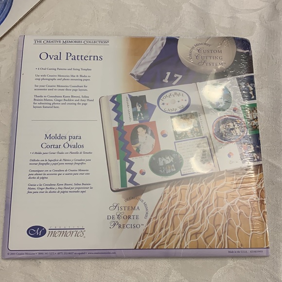 Creative Memories Oval and Circle Patterns - Picture 2 of 4